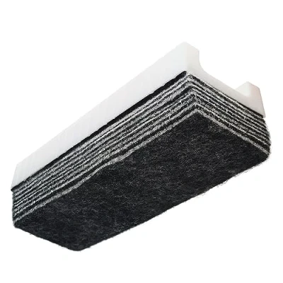 Abbildung von RAYLU PAPER Mehrschichtiger Whiteboard Radierer mit 10 Filzschichten, leichter und kompakter Reiniger für trocken abwischbare Marker