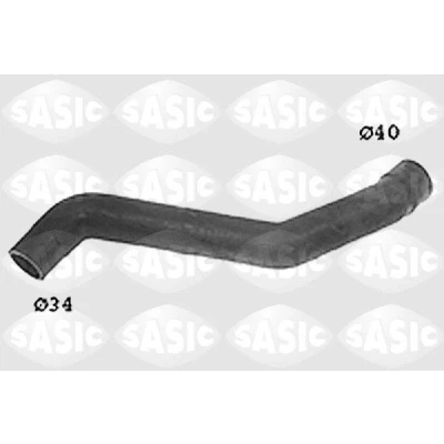 Abbildung von SASIC SWH6761 Kühlerschlauch links unten OPEL: Astra F CC, Saloon