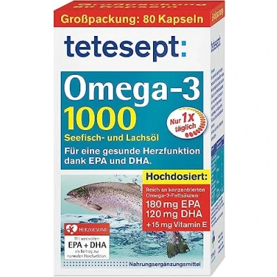 Abbildung von Tetesept Omega 3 1000 Kapseln