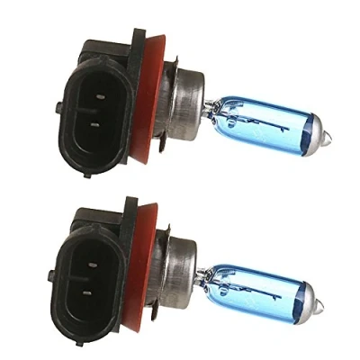 Abbildung von Mintice 2 x H11 6000 K Xenon Gas Halogen Scheinwerfer, Ersatzlampe, Weiß, 55 W