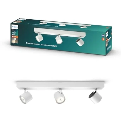 Abbildung von Philips myLiving LED Star Deckenspot, 3 flammig, 3x4,5W, Weiß