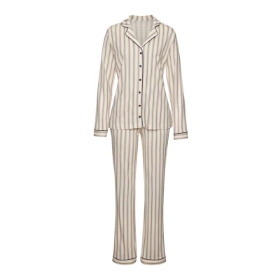 Abbildung von Vivance Nachtwäsche Set, Damen, Größe: 36/38, Ecru gestreift