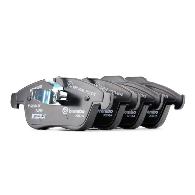 Abbildung von BREMBO P 68 047X Bremsbelagsatz exkl. Verschleißwarnkontakt ohne Zubehör RENAULT: GRAND SCENIC 3, MEGANE 3 Grandtour