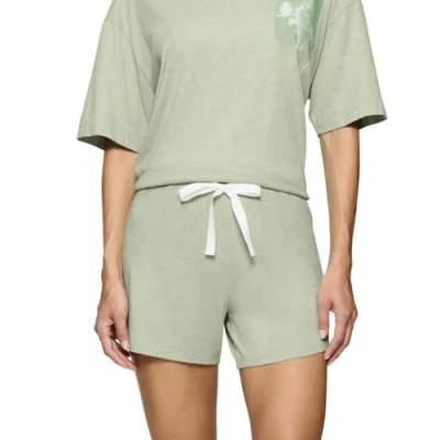 Abbildung von Triumph Endless Comfort PSK 10 CO/MD, Pyjama Set Damen, Mehrfarbig (Green Light Combination), 48