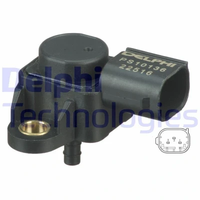 Abbildung von DELPHI PS10136 Sensor, Saugrohrdruck MERCEDES BENZ: E Class T modell