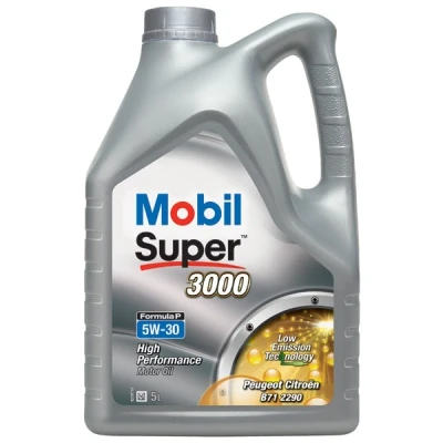 Abbildung von Mobil Super 3000 Formula P 0W 30 5l Motoröl 153779 KIA: cee‘d II Hatchback, RIO 3, Stonic PEUGEOT: 207 208 I Hatchback