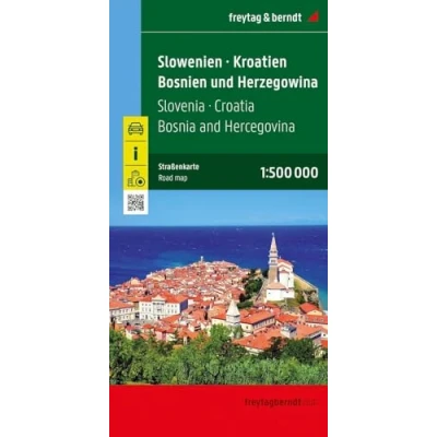 Abbildung von Slowenien Kroatien Bosnien und Herzegowina, Straßenkarte 1:500.000, freytag &amp; berndt (freytag Auto + Freizeitkarten)
