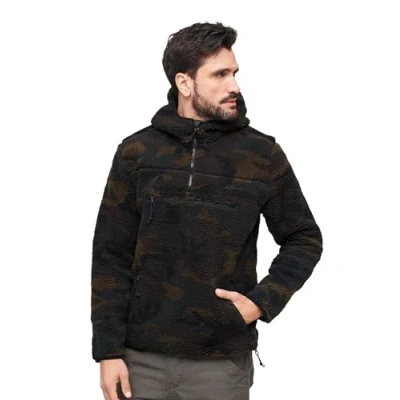 Abbildung von Brandit Fleecepullover, Herren, Größe: Large, Woodland