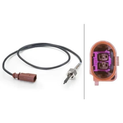Abbildung von HELLA 6PT 014 494 121 Sensor, Abgastemperatur VOLKSWAGEN: Crafter 30 35 Minibus