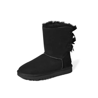 Abbildung von UGG Damen BAILEY BOW II Classic Boot, Black, 36 EU
