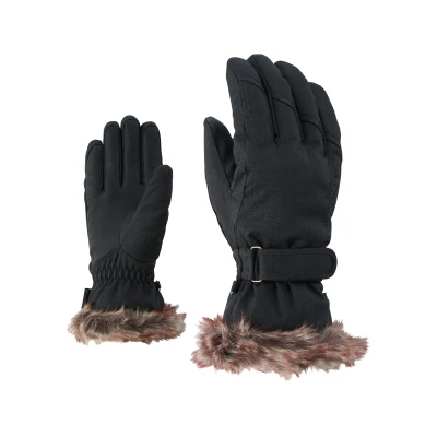 Abbildung von Ziener Kim Lady Damen Skihandschuhe (Größe: 7, Schwarz)