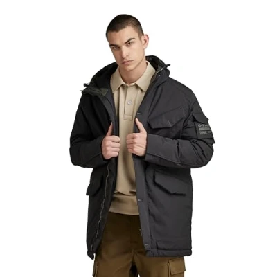 Abbildung von G Star Vodan Parka Wintermantel, Herren, Größe: XL, Dark black