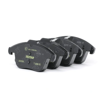 Abbildung von TEXTAR 2433301 Bremsbelagsatz mit integriertem Verschleißwarnkontakt VOLKSWAGEN: Tiguan I, Sharan II, SEAT: Alhambra AUDI: Q3