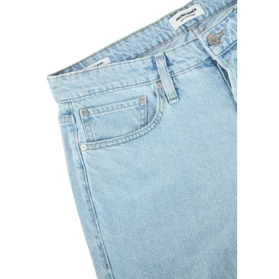 Abbildung von JACK &amp; JONES Jeans Shorts Herren Baggy Fit JJIALEX JJCOOPER Kurze Hosen Bermuda Sommer Denim Einfarbig, Größe:XL, Farbe:Blue (12281041)
