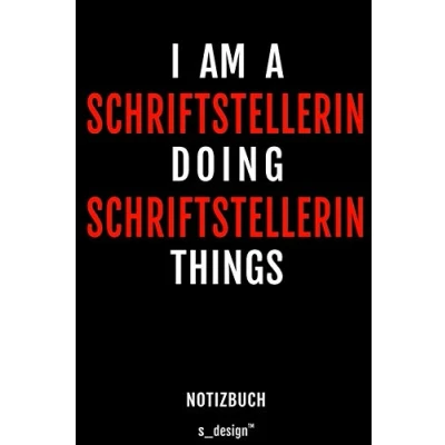 Abbildung von Notizbuch für Schriftsteller / Schriftstellerin: Originelle Geschenk Idee [120 Seiten gepunktet Punkte Raster blanko Papier]