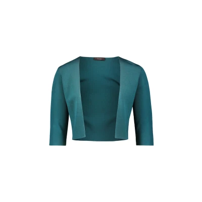 Abbildung von Vera Mont Bolero Strickjacke, Damen, Größe: Small, Dark emerald