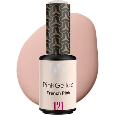 Abbildung von Pink Gellac UV Nagellack 121 French 8 ml Shellac Rosa Einfache Anwendung Gel Nail Polish für 14 Tage Salonqualität Made in Holland