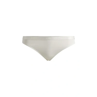 Abbildung von BOSS Thong String, Damen, Größe: Medium, Open white