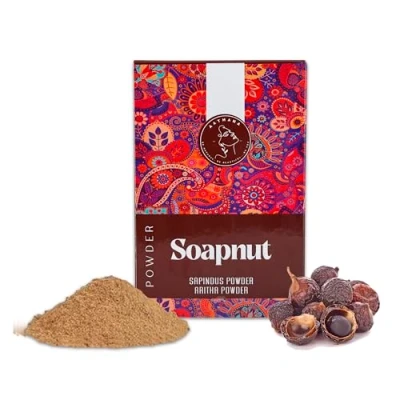 Abbildung von AATMANA Soapnut Powder Waschnuss Reetha Aritha for Natural Hair Care Ayurvedic Cleansing Conditioner Men &amp; Women 100g