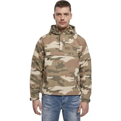 Abbildung von Brandit Windbreaker, Herren, Größe: 3XL, Wood camo