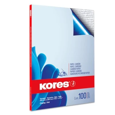 Abbildung von Kores KD78478 Durchschreibpapier, DIN A4, blau, 100 Blatt