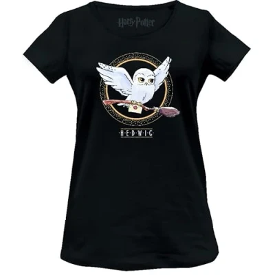 Abbildung von HARRY POTTER Damen Wohapomts336 T Shirt, Schwarz, Small