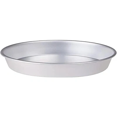 Abbildung von Pentole Agnelli Linea Pasticceria e Pizza Konische Kuchenform aus Aluminium mit Rand (H 6 cm), Silber/schwarz, 30 cm