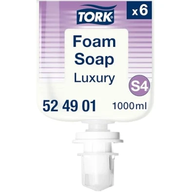 Abbildung von Tork luxuriöse Schaumseife S4, Blütenduft, 1.000 ml, 524901