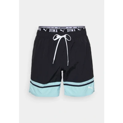 Abbildung von Puma SWIM MEN Colour Block MID Badeshorts, Herren, Größe: XL, Black
