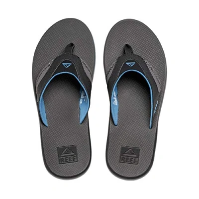 Abbildung von Reef Fanning Zehentrenner, Herren, Größe: 46, Grey/light blue Soft synthetic