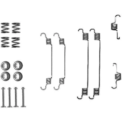 Abbildung von TEXTAR 97032000 Zubehörsatz, Bremsbacken SUZUKI: SWIFT 3, Splash, SX4 I Hatchback, TOYOTA: Yaris Aygo, PEUGEOT: 108 Hatchback