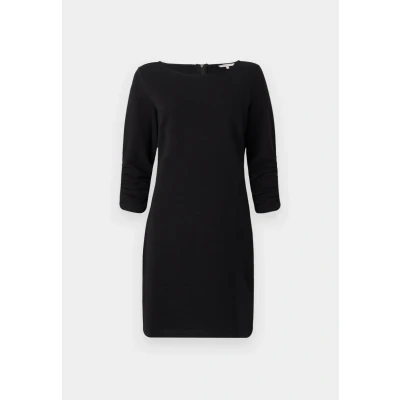 Abbildung von TOM Tailor Denim Dress WITH Sleeve Detail Jerseykleid, Damen, Größe: XXL, Black