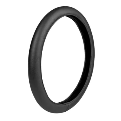 Abbildung von LAMPA Lenkradbezug Stretch Ultra Dünn Schwarz 35 37 cm