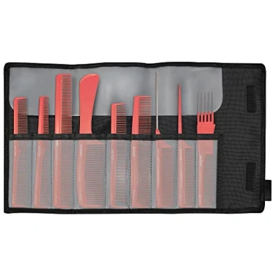 Abbildung von JAGUAR Kammset A LINE CORAL 9 teilig antistatisch mit Aufbewahrungs Etui