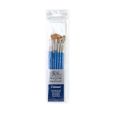 Abbildung von Winsor &amp; Newton &quot;Cotman Pinsel Kurzer Griff (7 Stück)