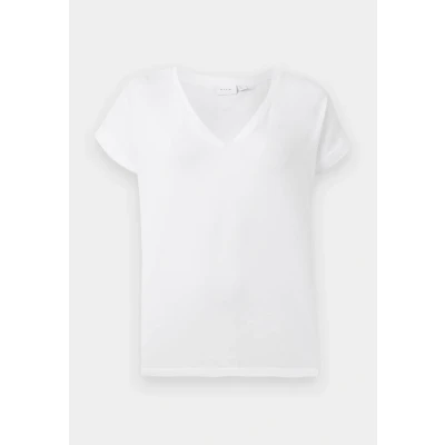 Abbildung von VILA Vidreamers NEW V NECK Tshirt basic, Damen, Größe: XS, Optical snow