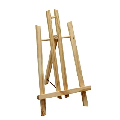 Abbildung von Paintersisters® Tischstaffelei 30 cm hoch, Display Staffelei, Deko Ständer, Bildhalter, Sitzstaffelei