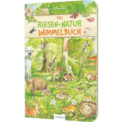 Abbildung von Riesen Wimmelbuch: Das Natur Übergroßes, stabiles Buch mit mehr als 100 heimischen Tieren &amp; Pflanzen
