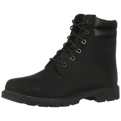 Abbildung von Timberland Damen Linden Woods WP 6 Inch Ankle Boot, Black Nubuck_1, 41 EU Weit