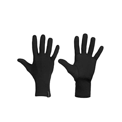 Abbildung von Icebreaker Unisex Merino Wolle Oasis Innenhandschuhe 200 Leichtes Material Schwarz, M