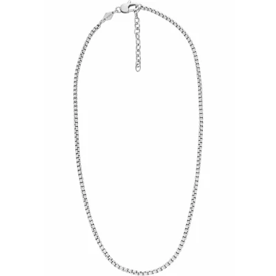 Abbildung von Fossil Halskette, Herren, Größe: One Size, Silber