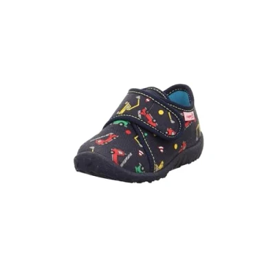 Abbildung von Superfit Baby Mädchen SPOTTY Hausschuhe, BLAU/MEHRFARBIG 8130, 19 EU