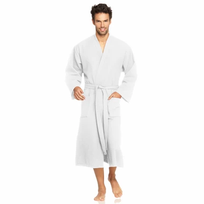 Abbildung von Vossen Bademäntel unisex Kimono Wellington L weiß 030 XL