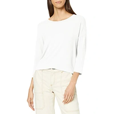 Abbildung von ONLY Damen Dünner Strickpullover 3/4 Langarm Rundhals Shirt Knitted Basic Stretch Sweater ONLGLAMOUR, Farben:Weiß, Größe:XS