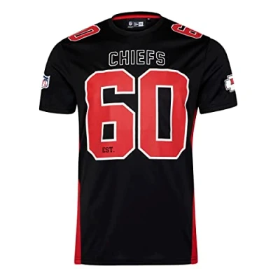 Abbildung von New Era Kansas City Chiefs NFL Established Number Mesh Tee Black T Shirt M