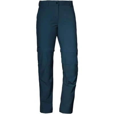 Abbildung von Schöffel Damen Pants Ascona Zip Off, leichte und komfortable Hose mit optimaler Passform, flexible Outdoor für Frauen, dress blues, 34
