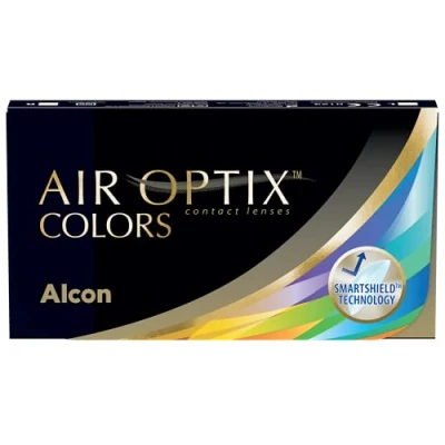 Abbildung von Air Optix Colors Gray Monatslinsen weich, 2 Stück, BC 8.6 mm, DIA 14.2 +2.5 Dioptrien