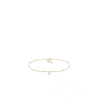 Abbildung von Elli Choker HALF MOON Trend Halskette goldcoloured, Damen, Größe: 36, Gold coloured