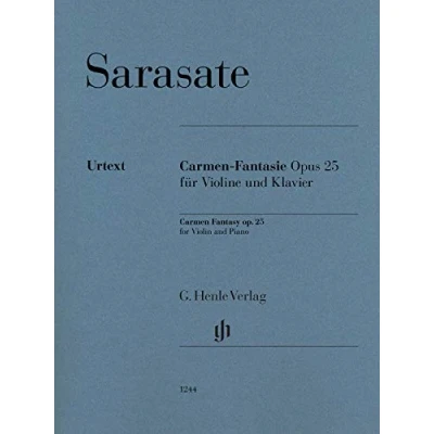 Abbildung von Carmen Fantasie op. 25 für Violine und Klavier: Instrumentation: Violin and Piano (G. Henle Urtext Ausgabe)