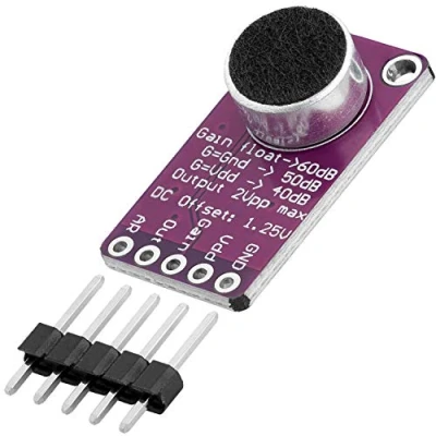 Abbildung von AZDelivery Max9814 Mikrofon AGC Amplifier Verstärker Modul kompatibel mit Arduino inklusive E Book!